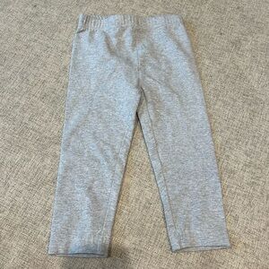 Never worn Hanna Andersson toddler leggings, gray size 2T
